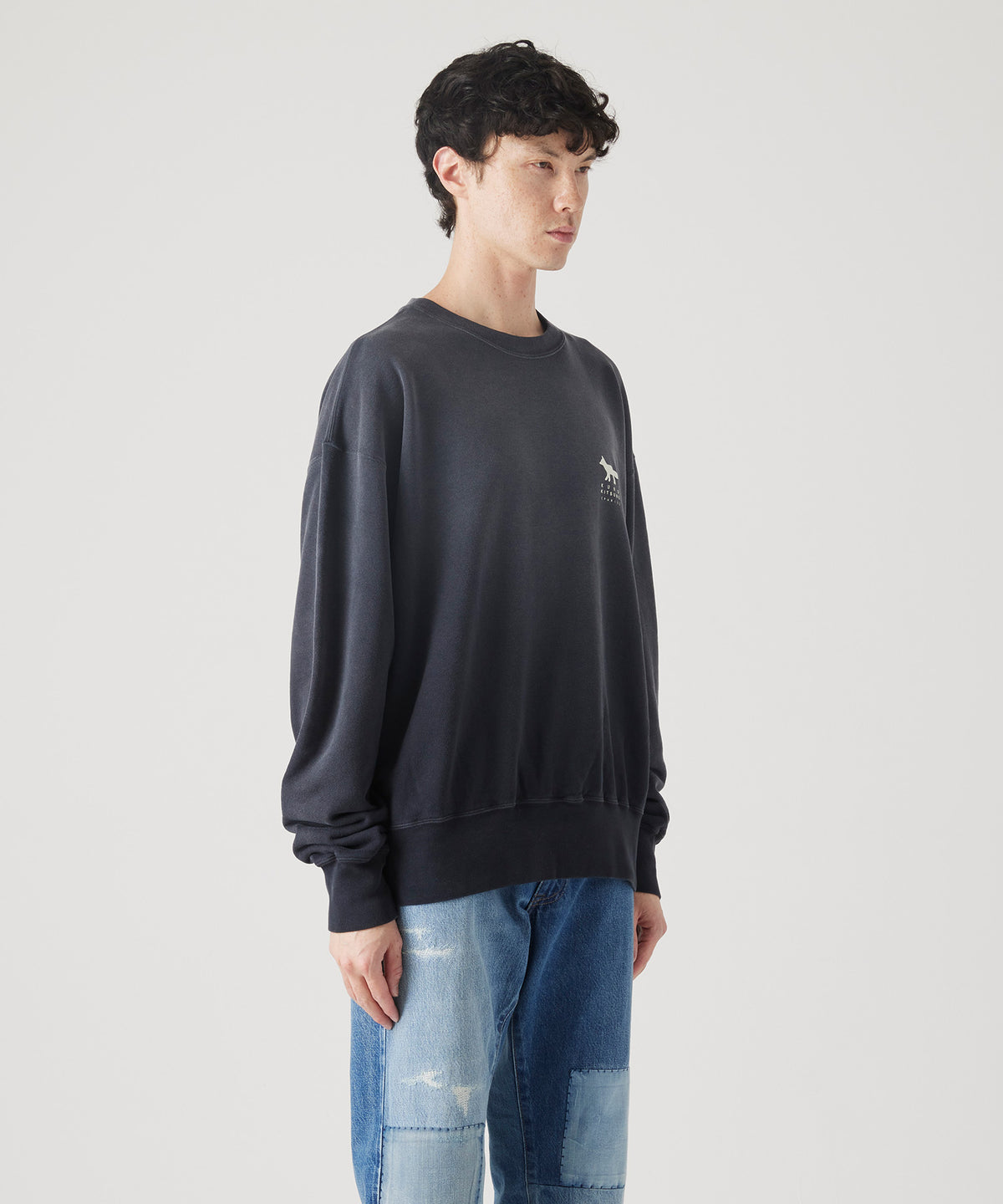 MAISON KITSUNÉ X KURO SUNFADE FOX SWEATSHIRT