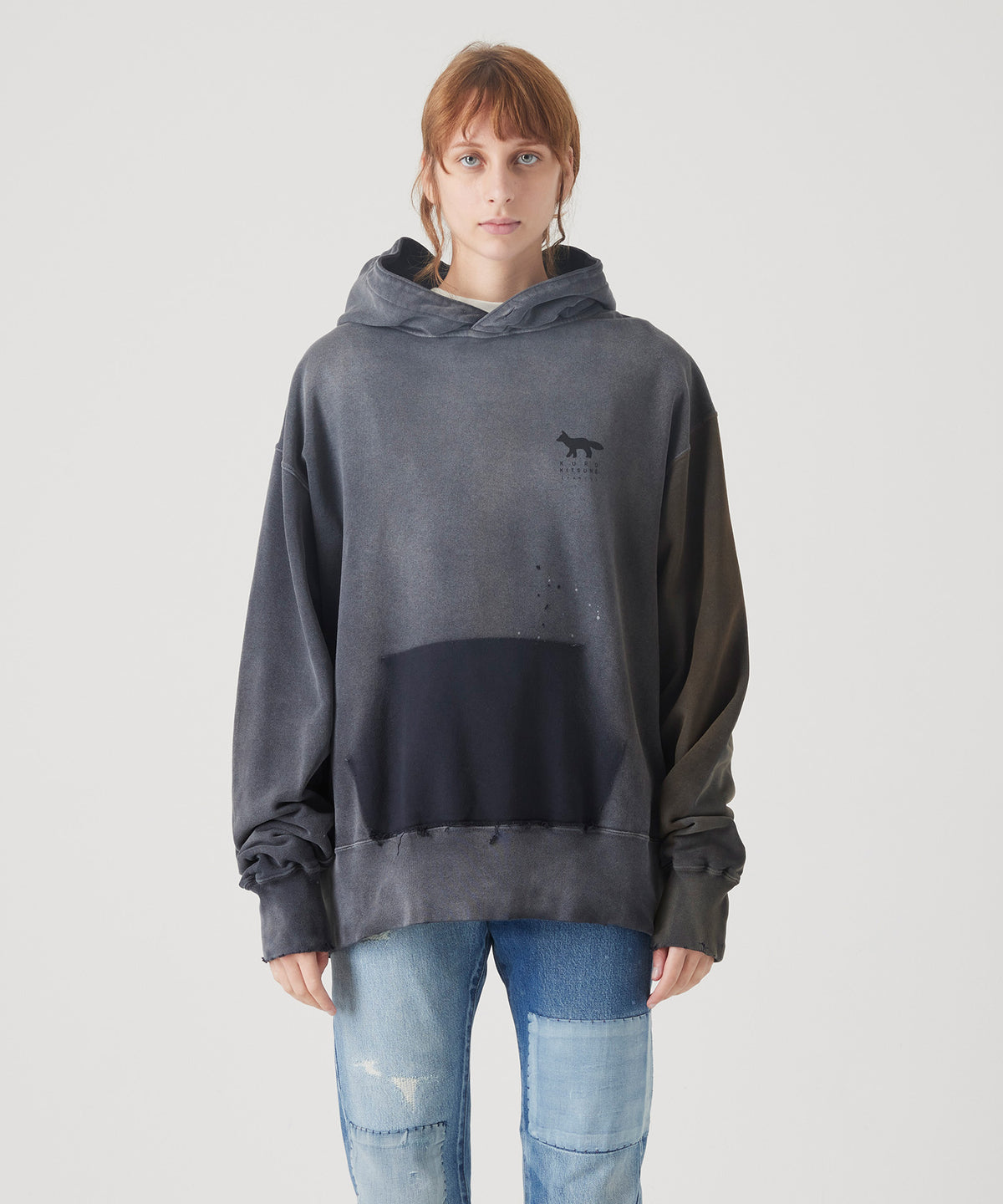 MAISON KITSUNÉ X KURO PATCHWORKED FOX PARKA