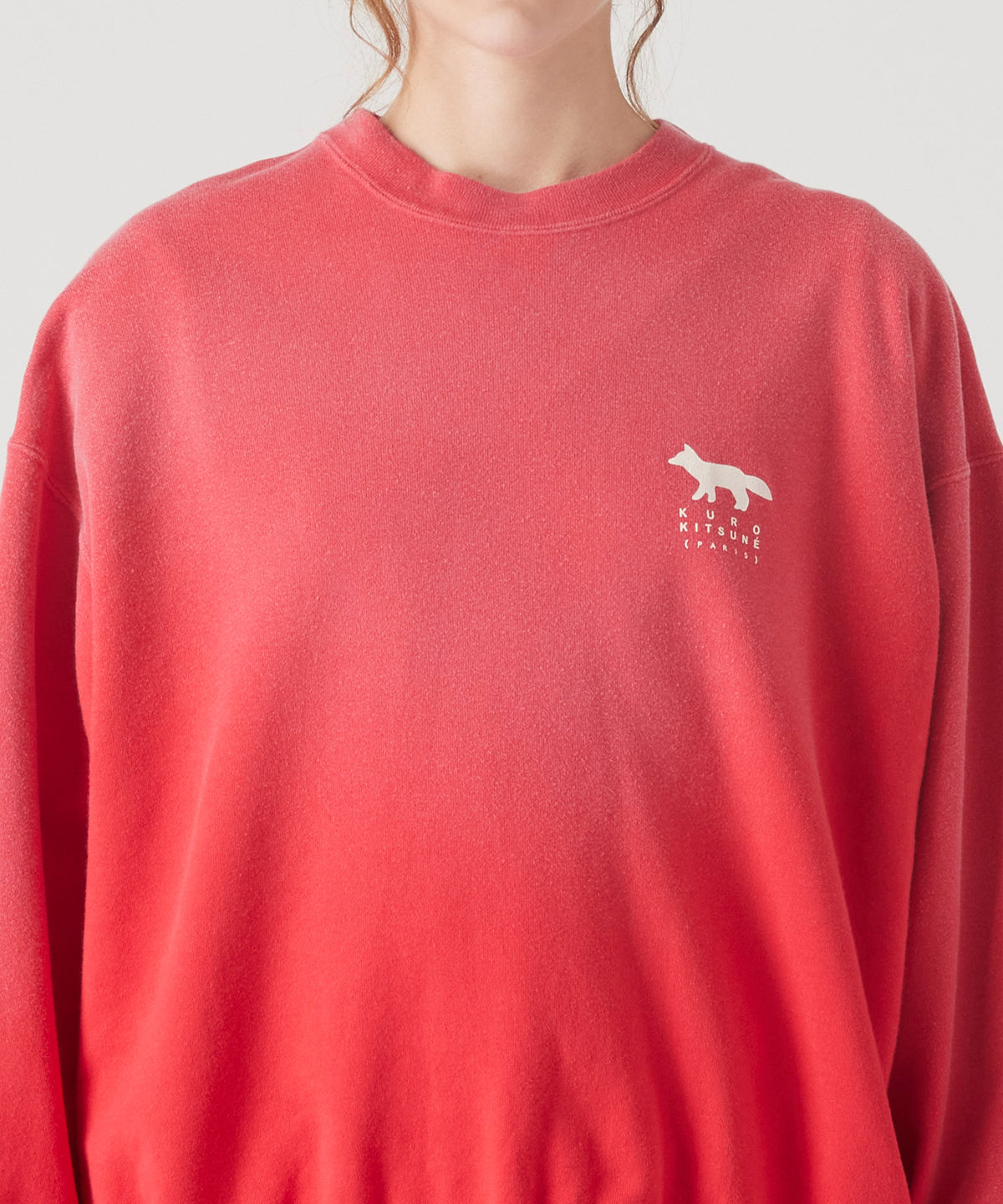MAISON KITSUNÉ X KURO SUNFADE FOX SWEATSHIRT