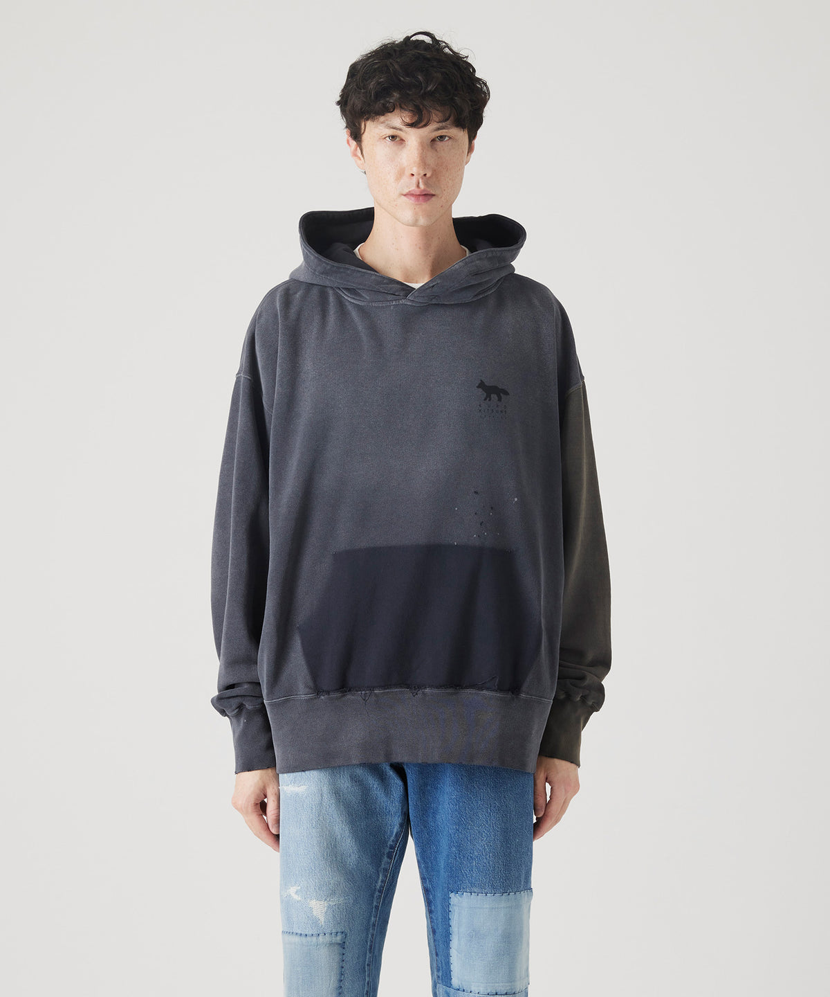 MAISON KITSUNÉ X KURO PATCHWORKED FOX PARKA