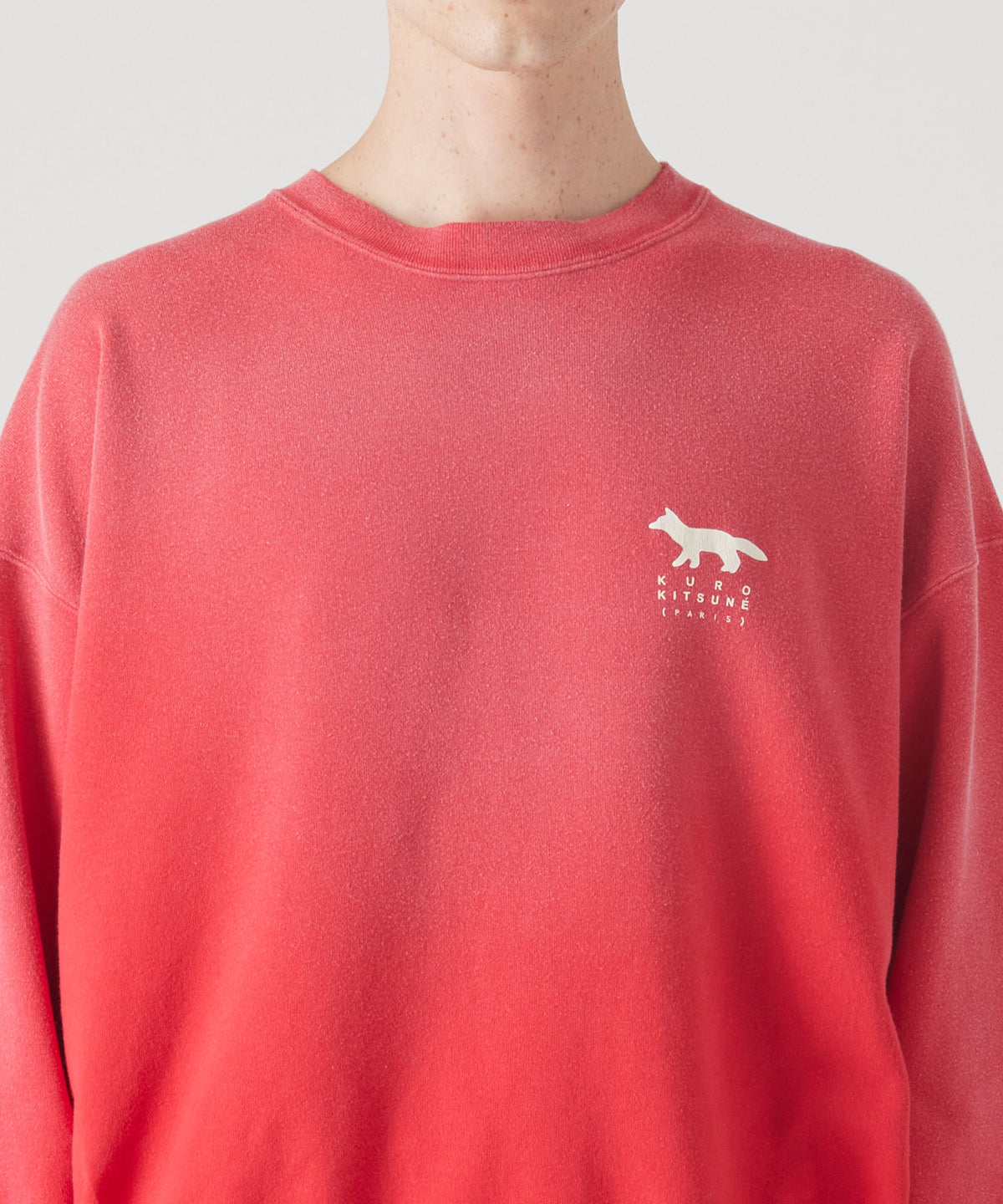 MAISON KITSUNÉ X KURO SUNFADE FOX SWEATSHIRT