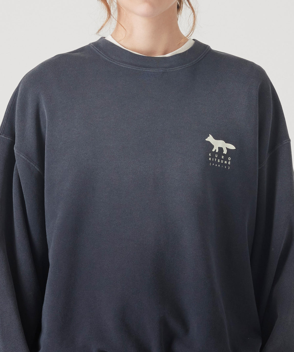 MAISON KITSUNÉ X KURO SUNFADE FOX SWEATSHIRT