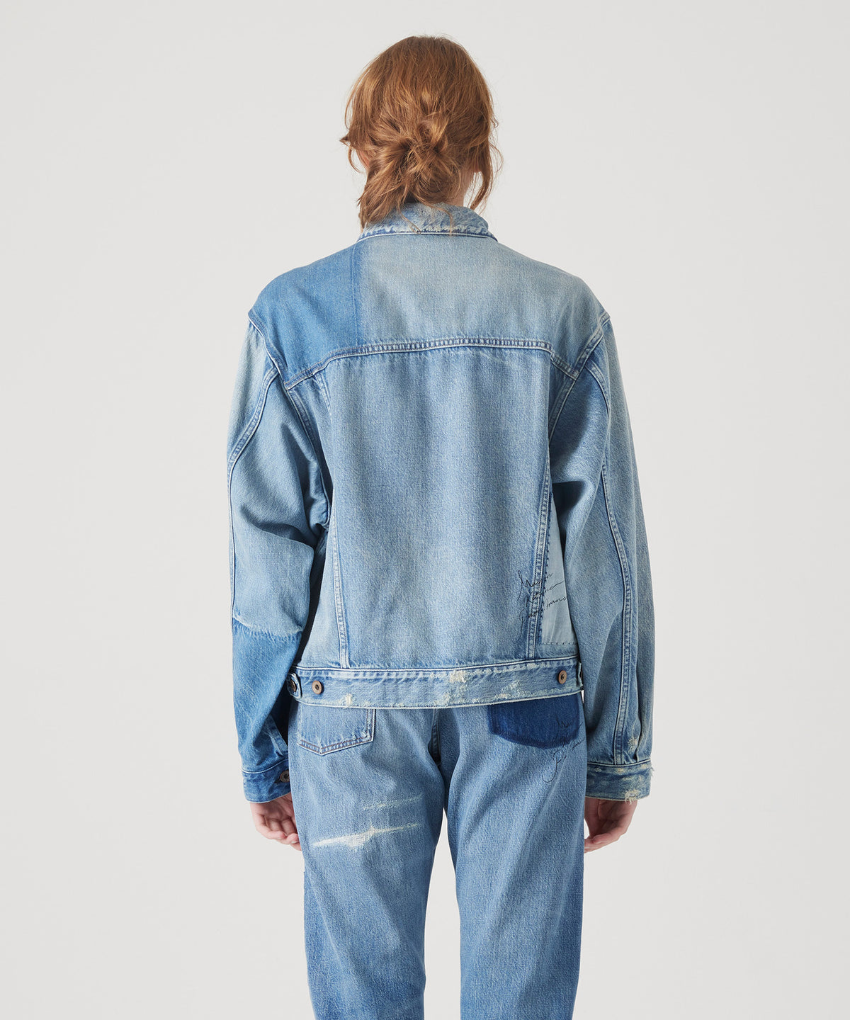 MAISON KITSUNÉ X KURO PATCHWORK DENIM JACKET