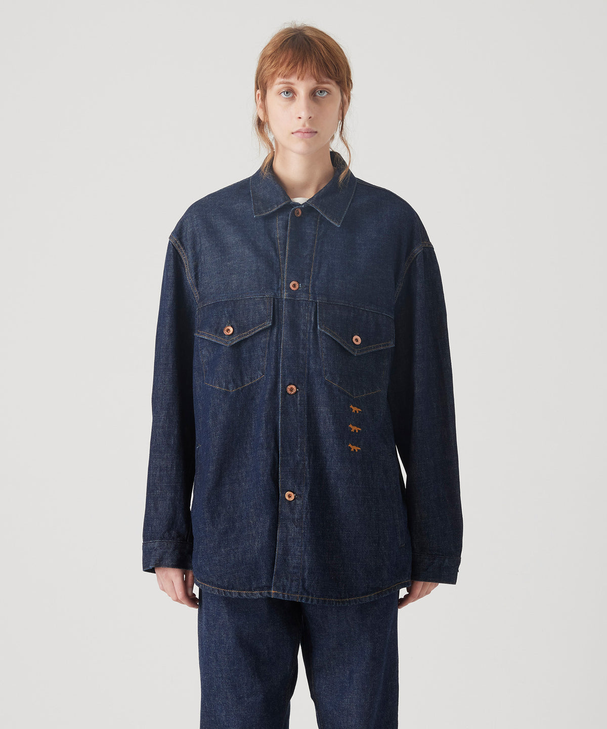 MAISON KITSUNÉ X KURO DENIM SHIRT