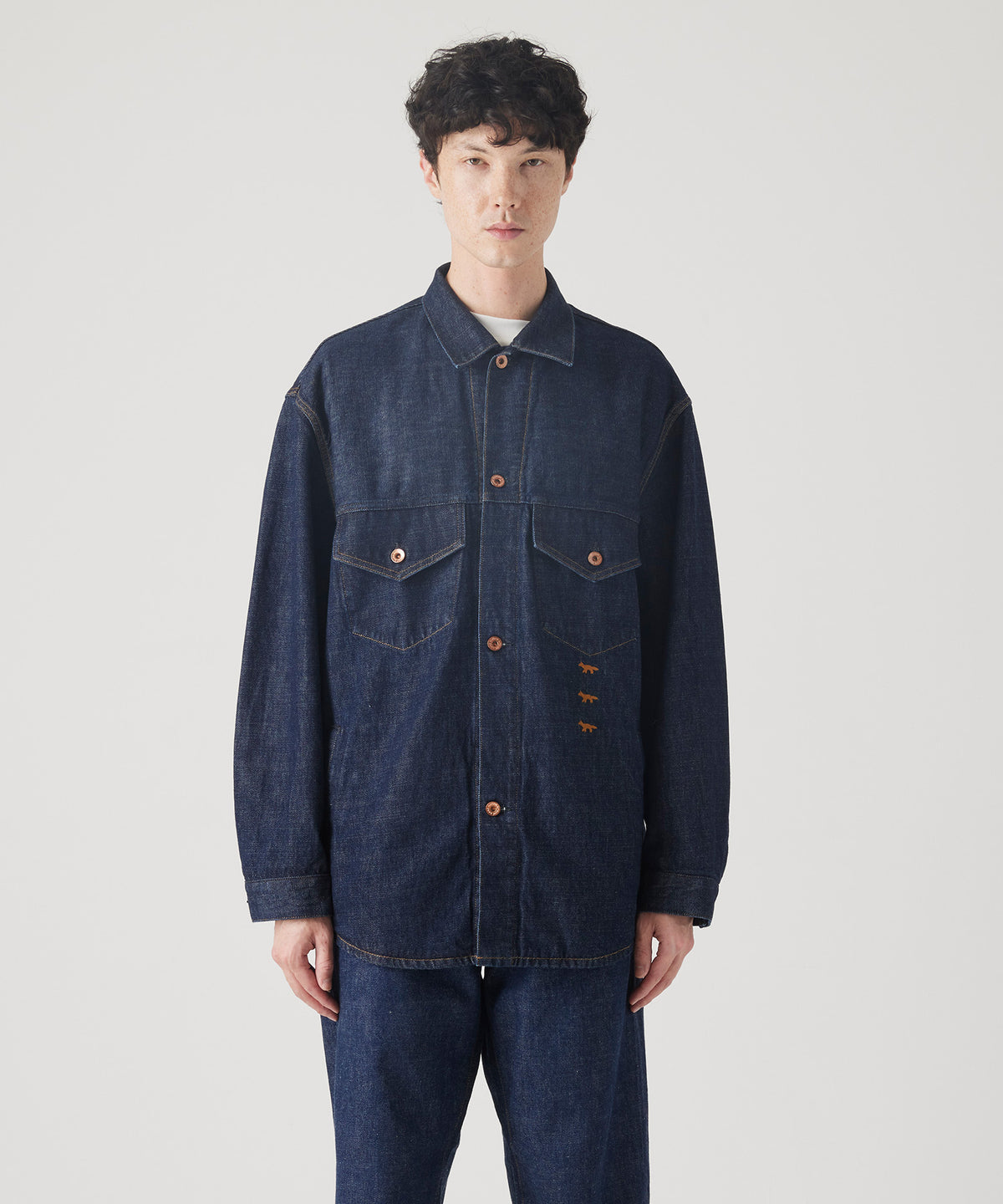 MAISON KITSUNÉ X KURO DENIM SHIRT