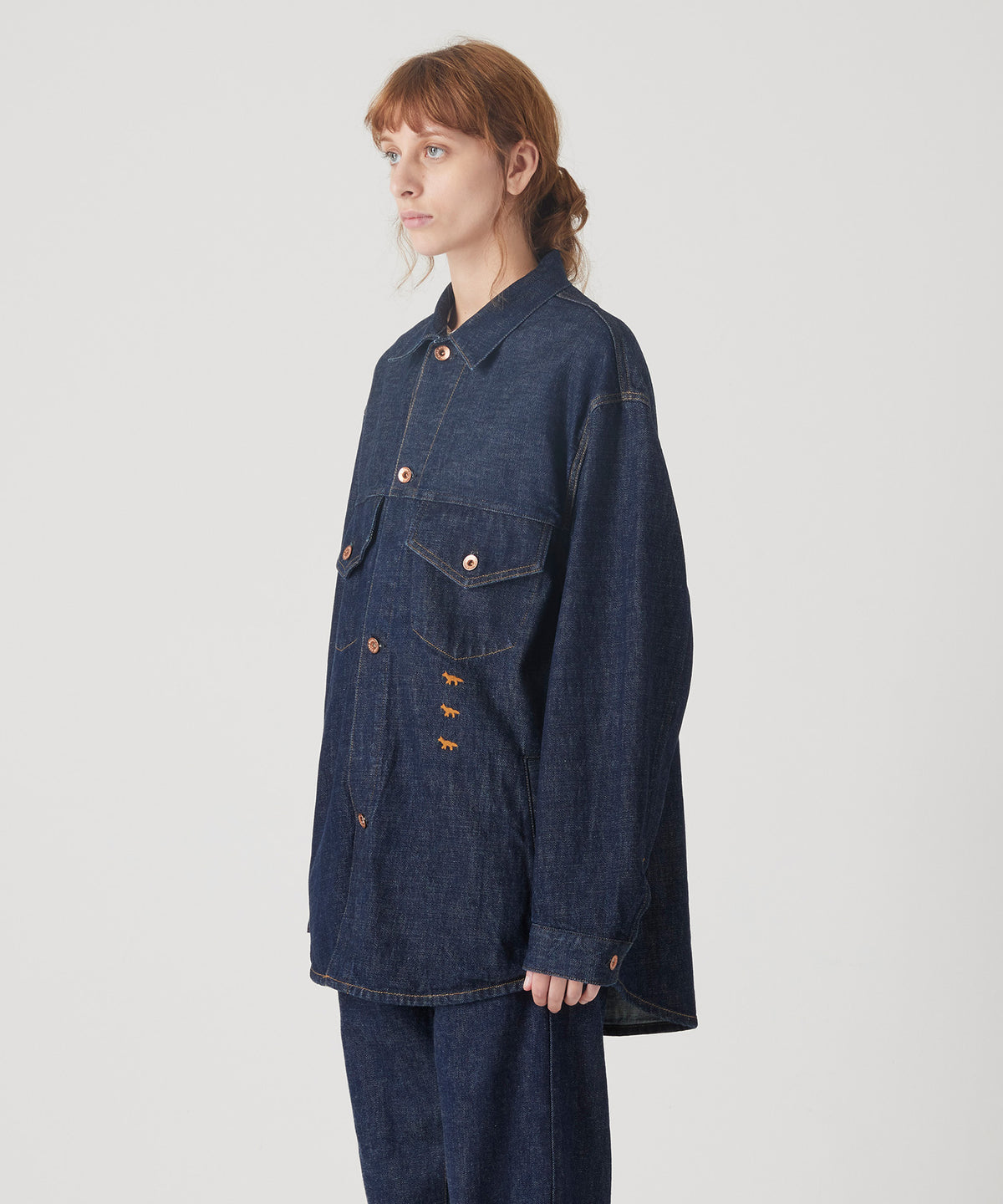 MAISON KITSUNÉ X KURO DENIM SHIRT