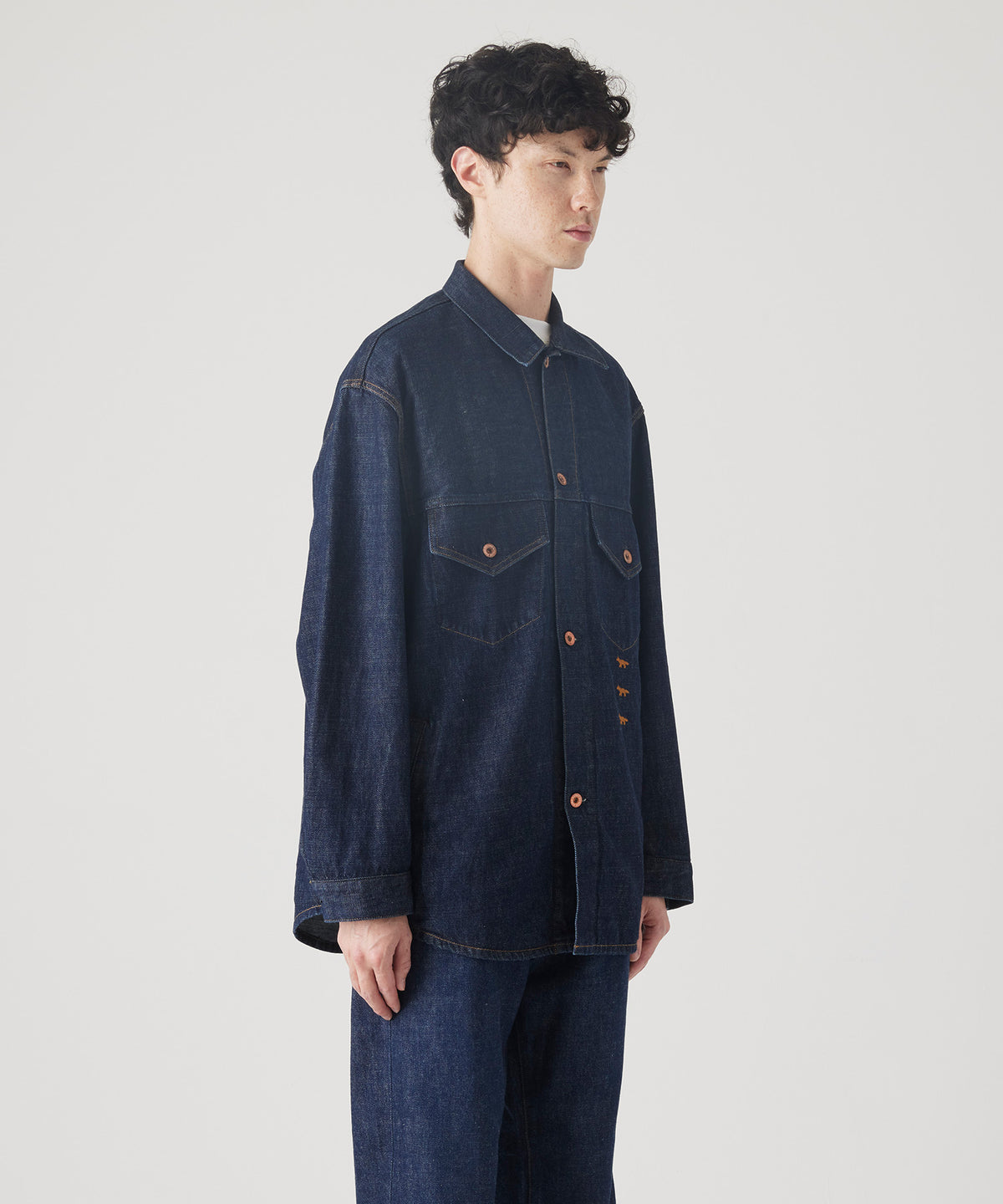 MAISON KITSUNÉ X KURO DENIM SHIRT