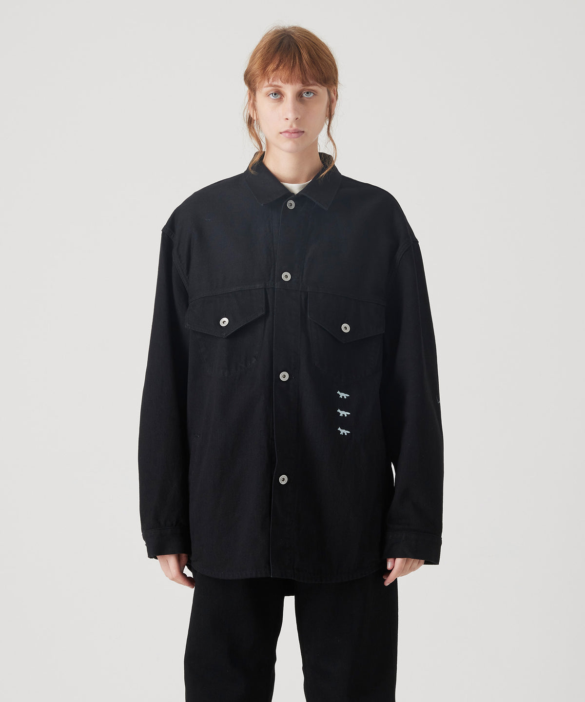 MAISON KITSUNÉ X KURO DENIM SHIRT