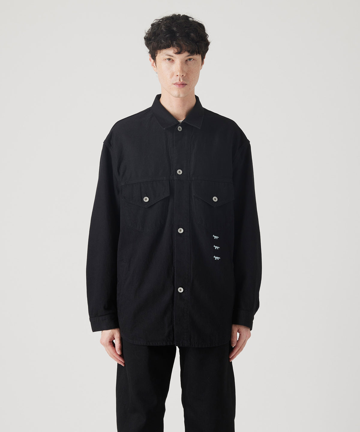 MAISON KITSUNÉ X KURO DENIM SHIRT