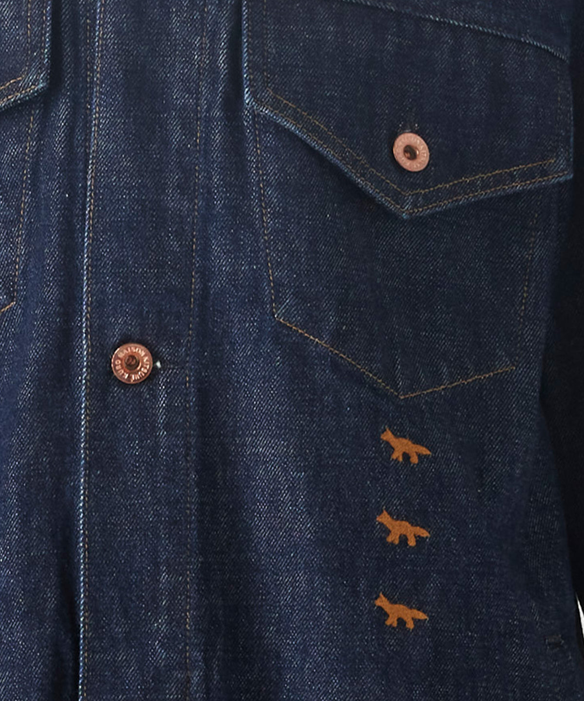 MAISON KITSUNÉ X KURO DENIM SHIRT