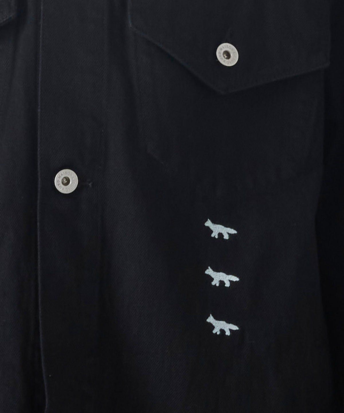 MAISON KITSUNÉ X KURO DENIM SHIRT