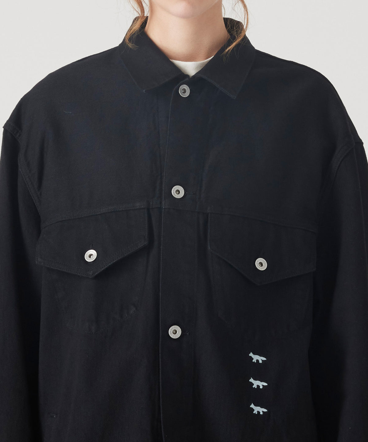 MAISON KITSUNÉ X KURO DENIM SHIRT