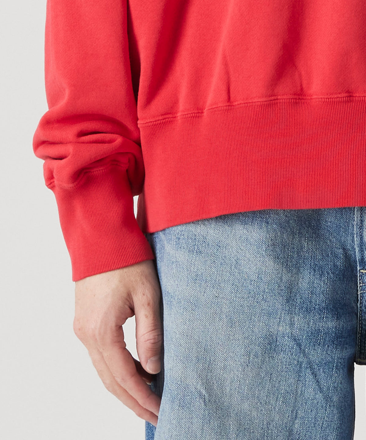 USED DYED CREW NECK SWEAT