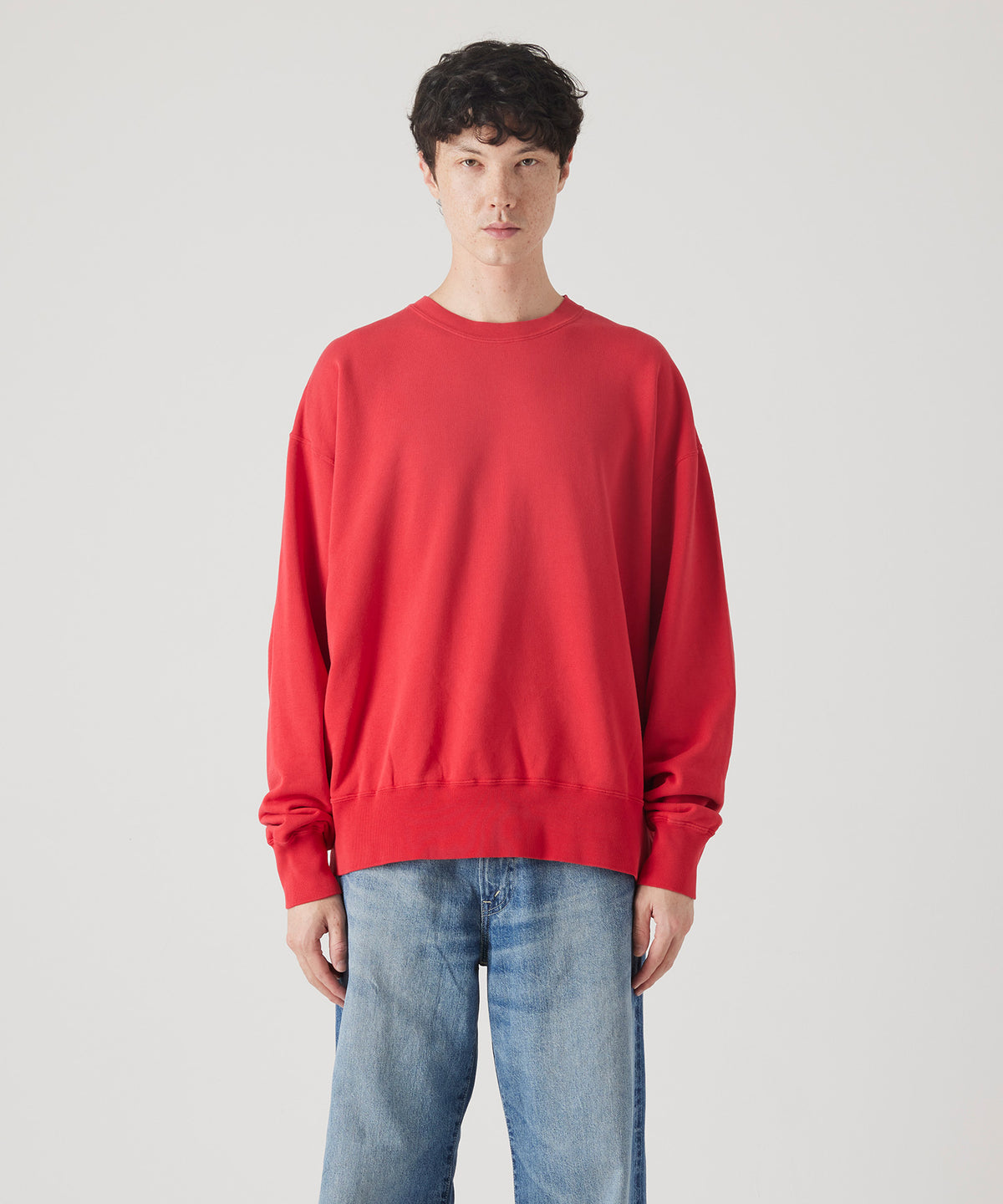USED DYED CREW NECK SWEAT