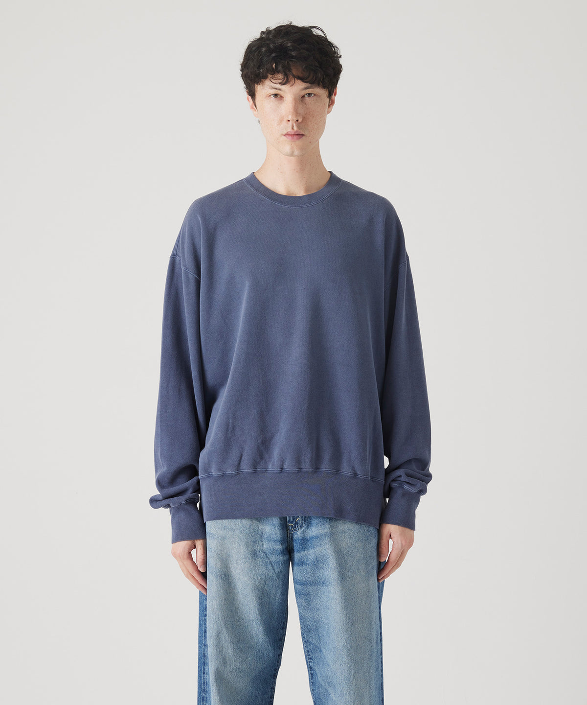 USED DYED CREW NECK SWEAT