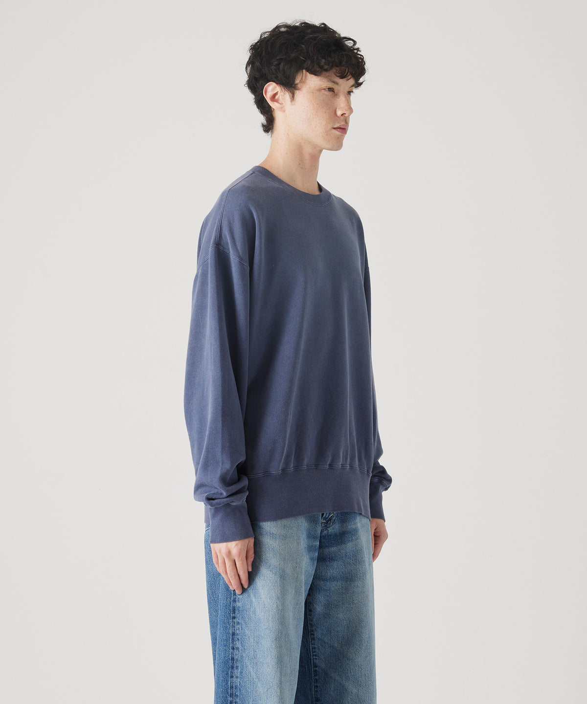 USED DYED CREW NECK SWEAT