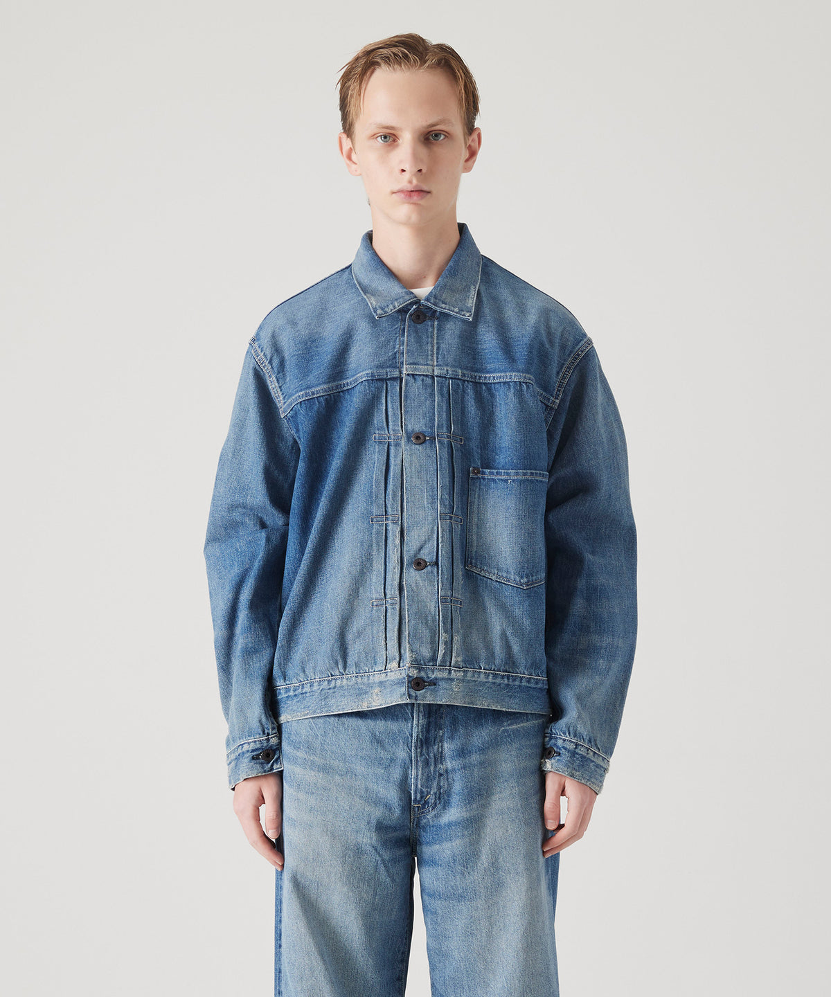 STANDARD DENIM JACKET - RATIO WASH 002