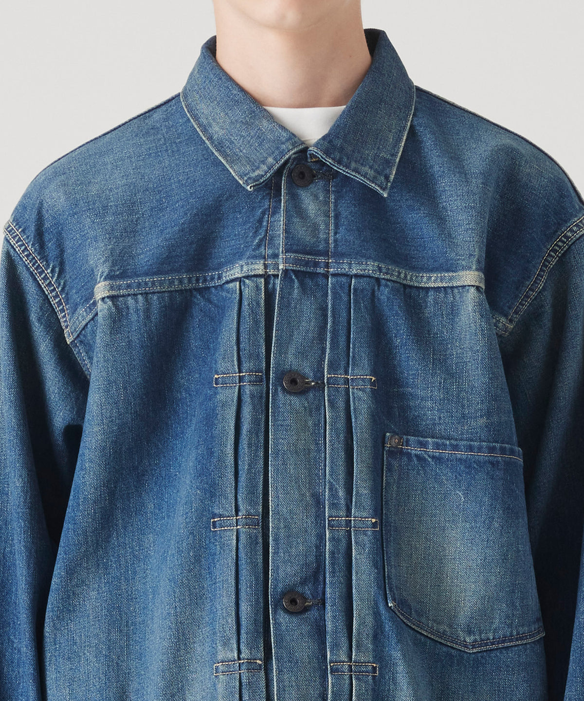 STANDARD DENIM JACKET - RATIO WASH 001