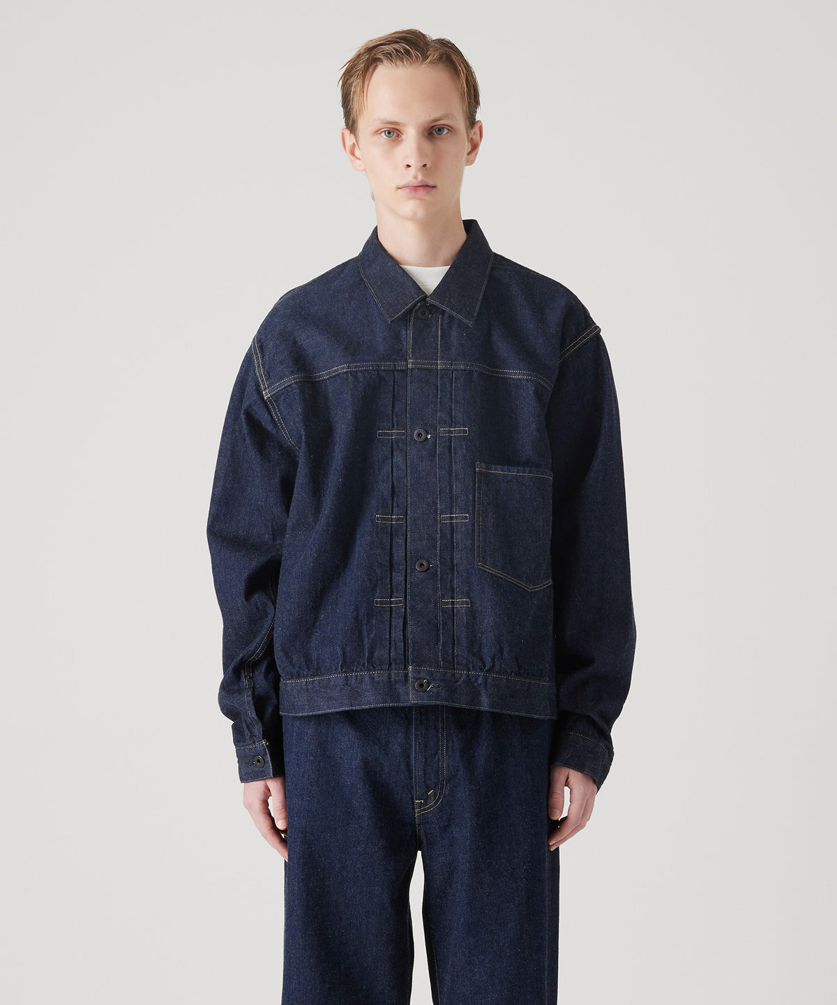 STANDARD DENIM JACKET - RATIO ONE WASH