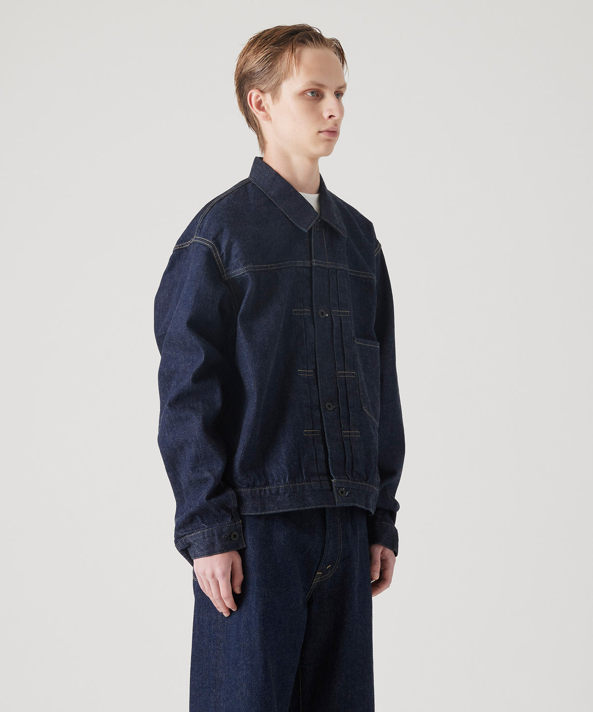 STANDARD DENIM JACKET - RATIO ONE WASH