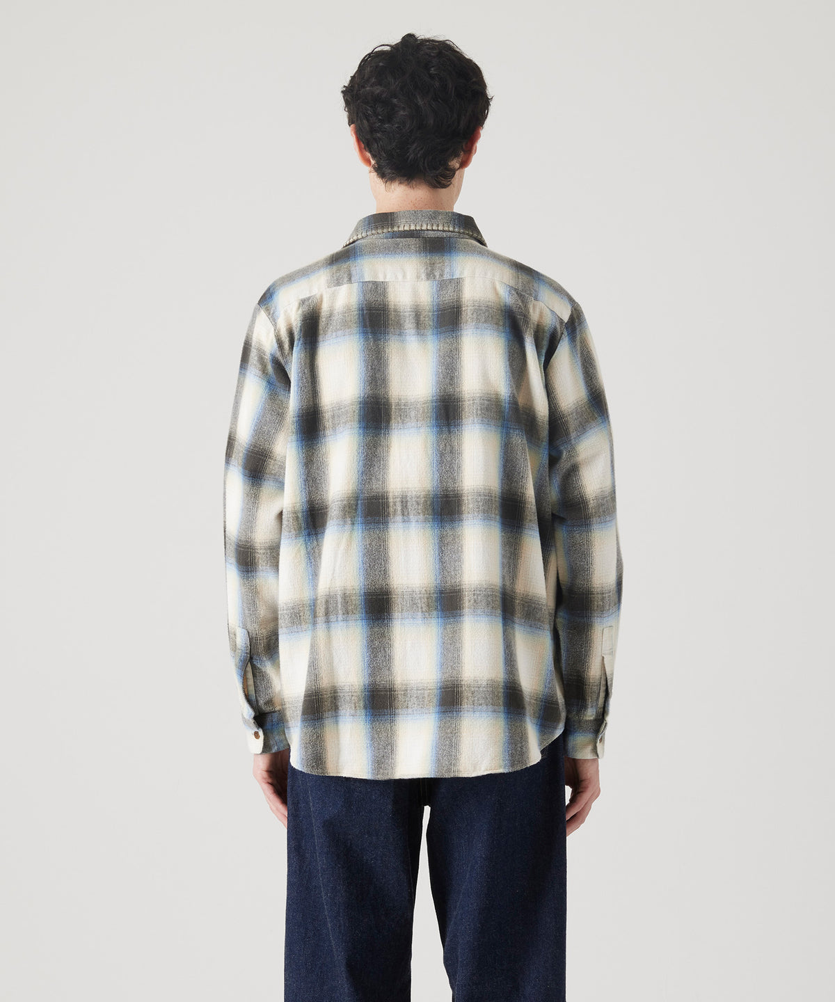 OMBRE BLANKET STITCH SHIRT