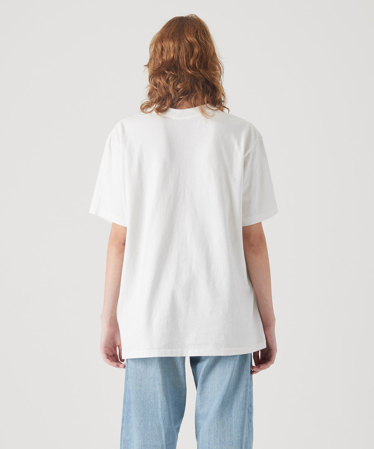 17/-ROUND SHAPE DYED TEE "Flame"