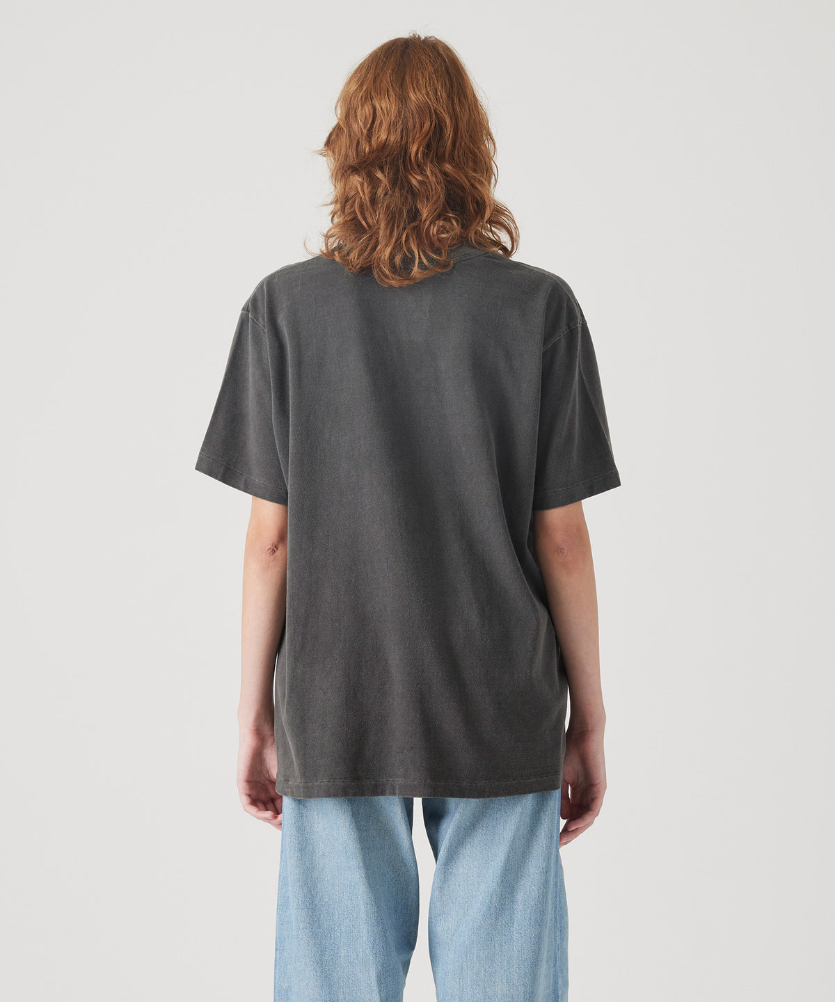 17/-ROUND SHAPE DYED TEE "Don't Chase"