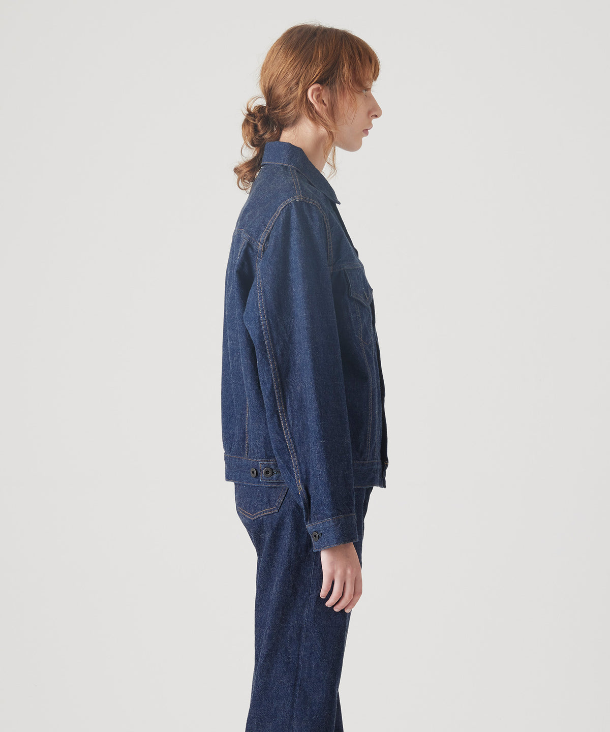 00s SLIM DENIM SHIRT