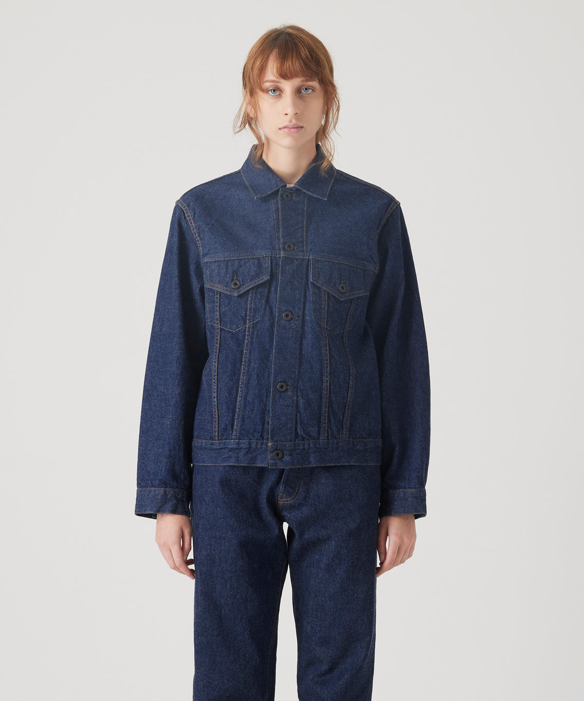 00s SLIM DENIM SHIRT