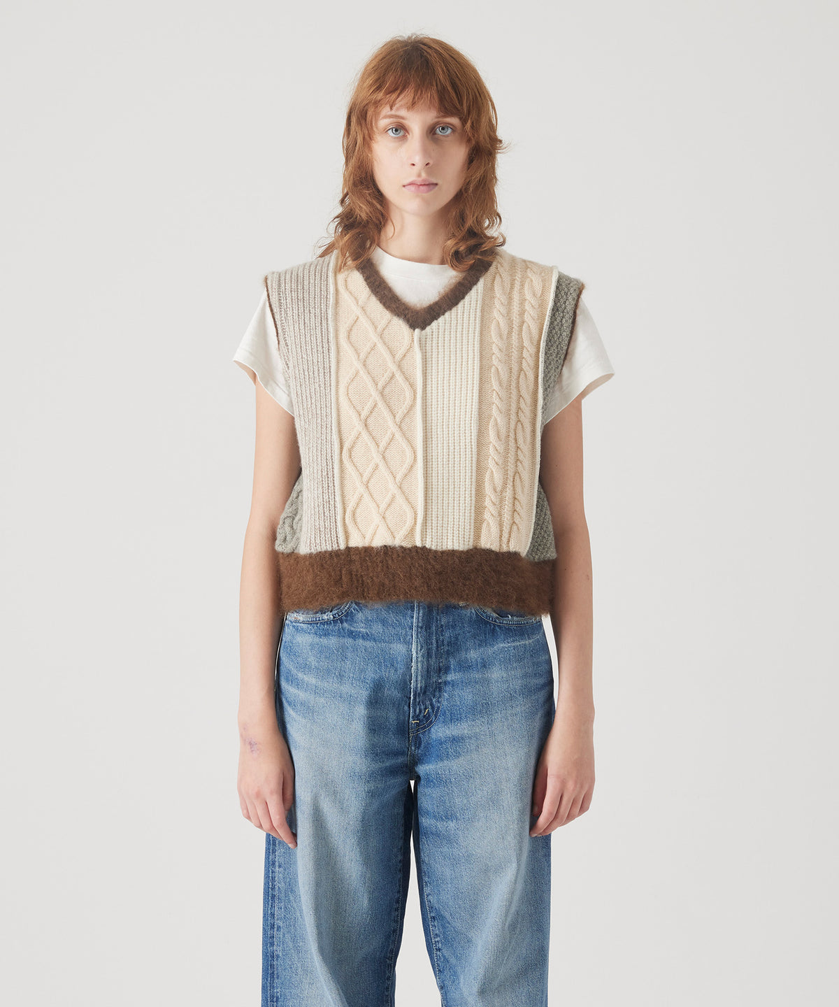 REMAKE KNIT VEST