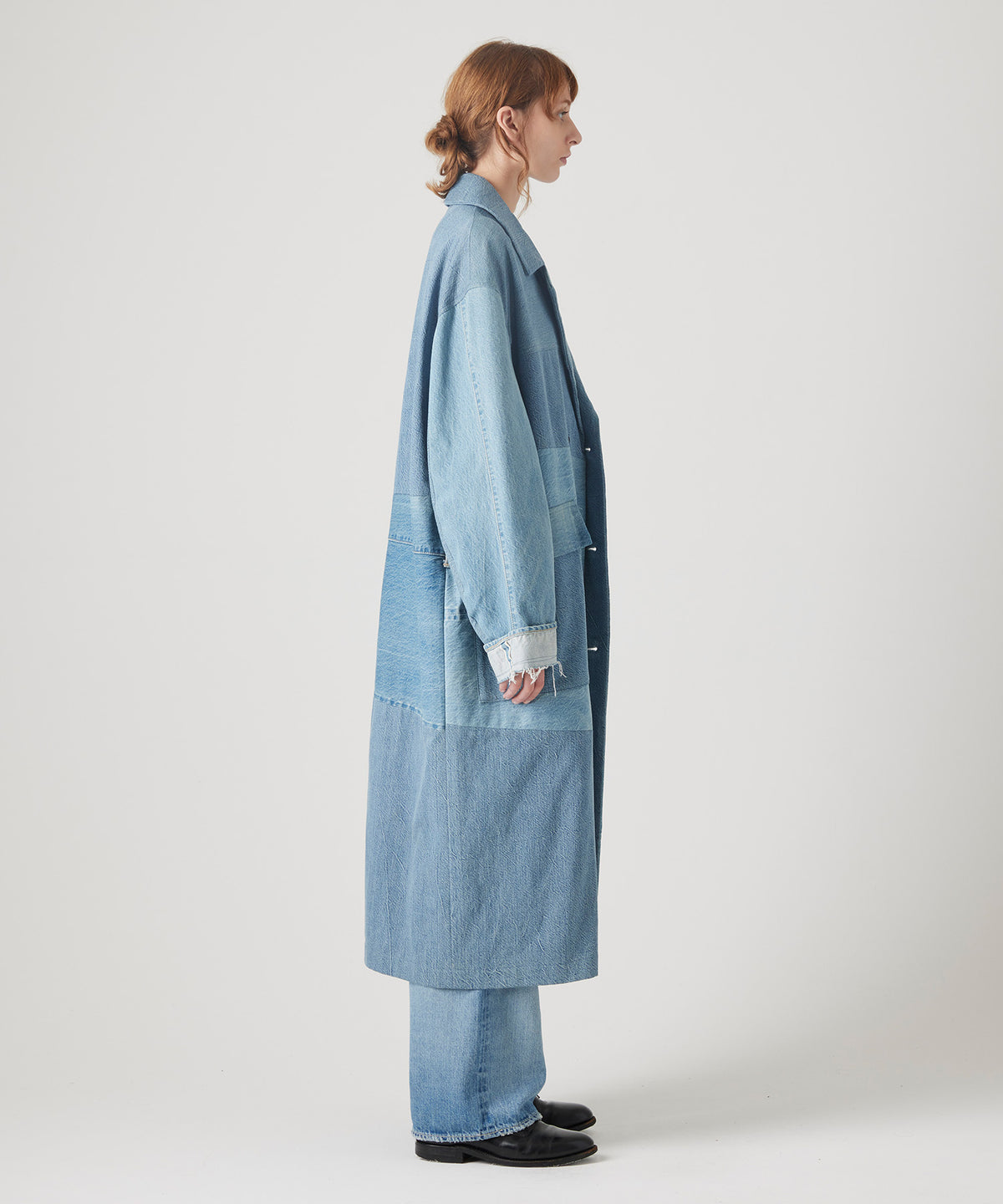 REMAKE DENIM MILITARY MARK III COAT
