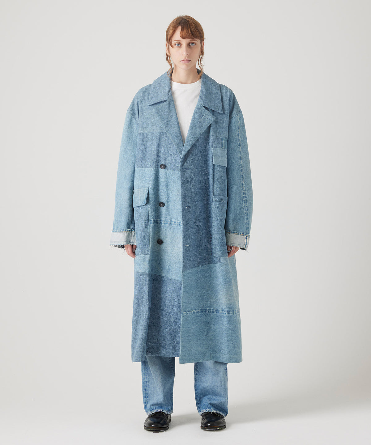 REMAKE DENIM MILITARY MARK III COAT