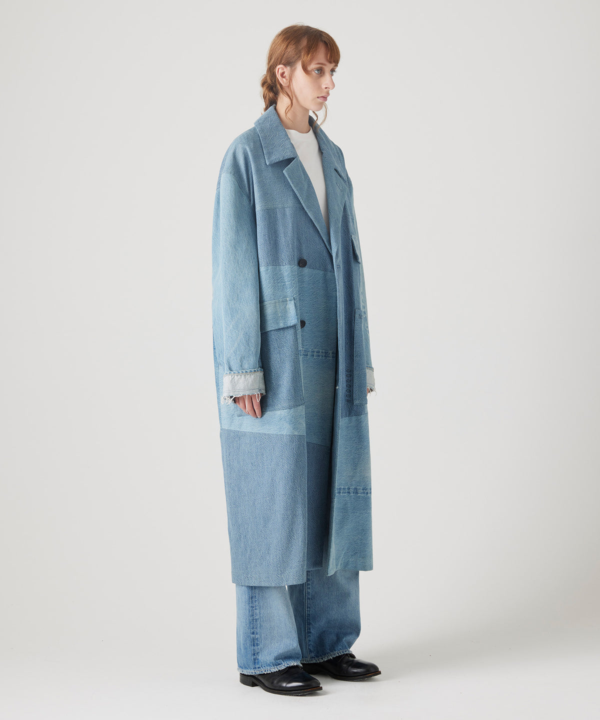 REMAKE DENIM MILITARY MARK III COAT