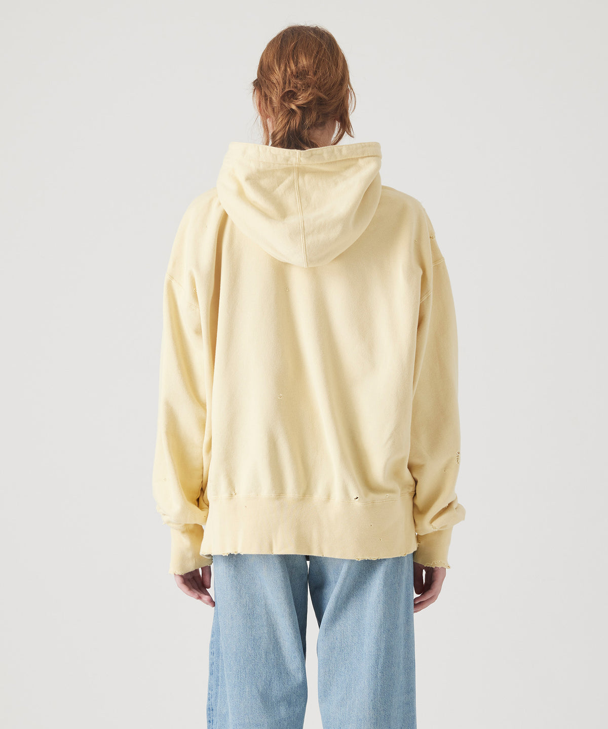 MORE DAMAGE WASHED SWEAT PARKA