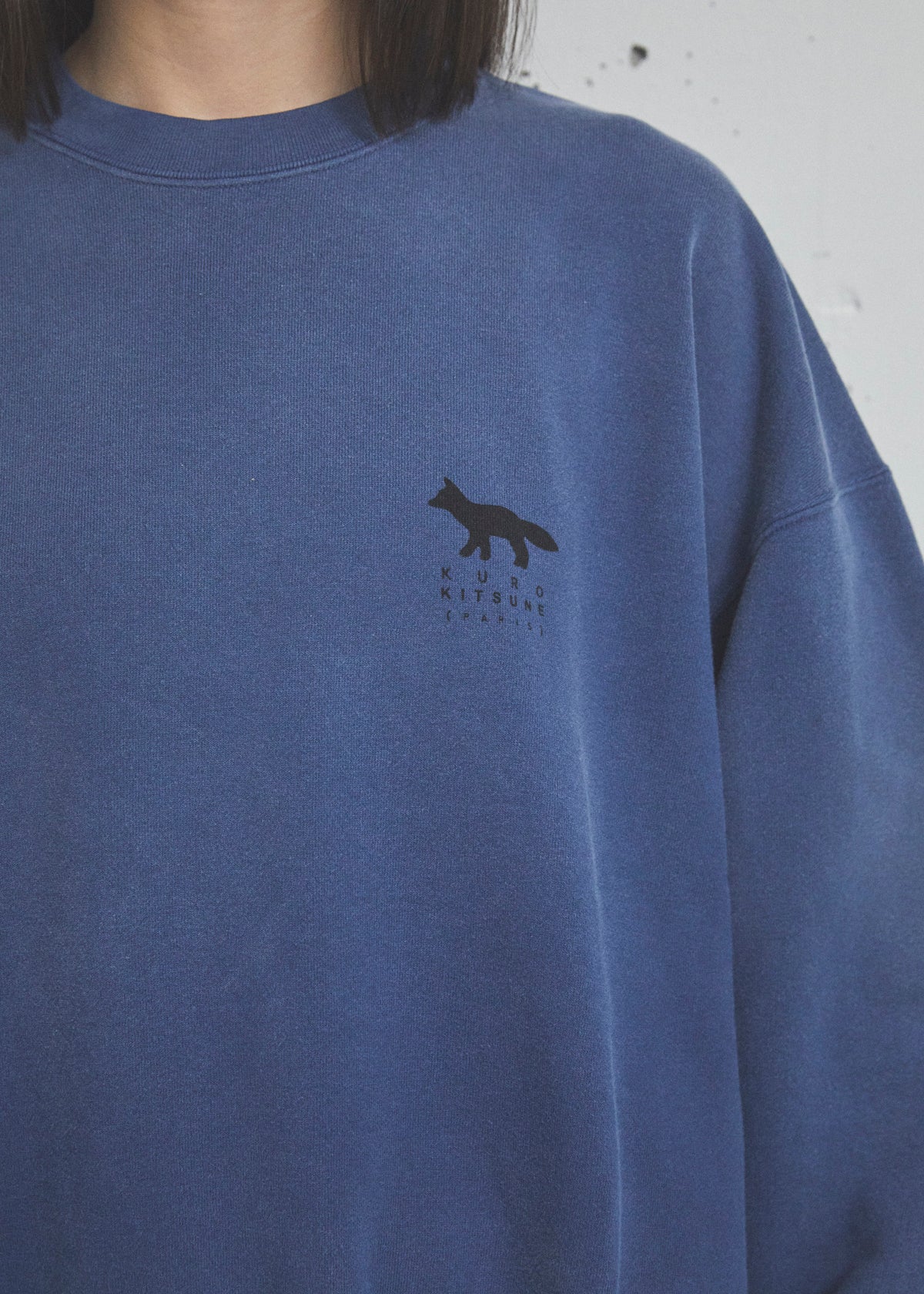 SUNFADED FOX SWEAT SHIRT | KURO × Maison Kitsuné | サンフェード 