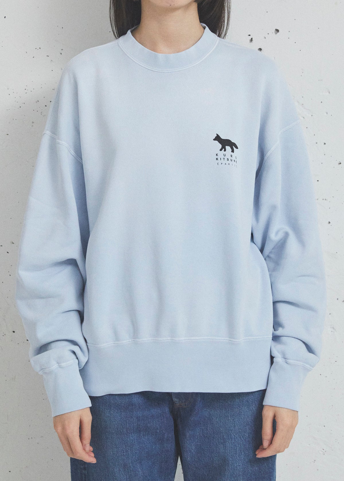 SUNFADED FOX SWEAT SHIRT | KURO × Maison Kitsuné | サンフェード 