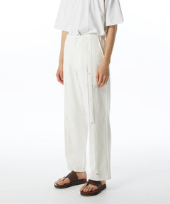 DRAWN WORK EASY PANTS / WHITE